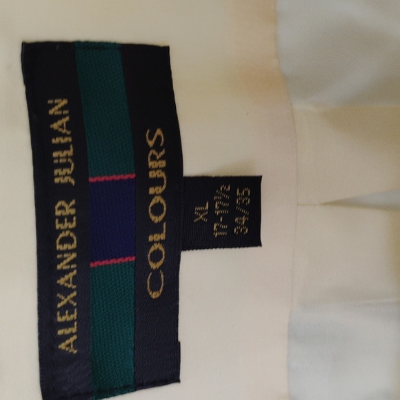 Alexander Julian long sleeve men's shirt size 17 -17 1/2 sleeves 34/35 - Picture 2 of 3